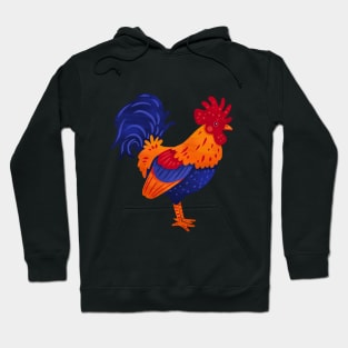 Rooster Illustration Hoodie